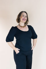 Ash Top – Organic Stretch Cotton Comfort