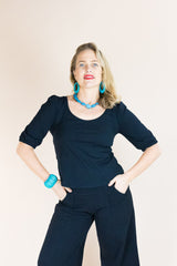 Ash Top – Organic Stretch Cotton Comfort