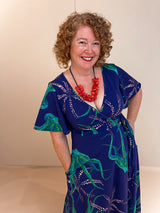 Maxi Wrap Dress - Spooktipus Organic Cotton