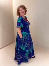 Maxi Wrap Dress - Spooktipus Organic Cotton