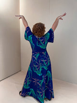Maxi Wrap Dress - Spooktipus Organic Cotton