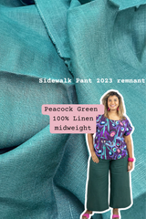 Mixed Fabrics - Cropped Verge Pants