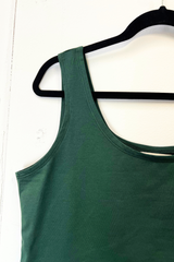 Organic Cotton Tank - Bottle Green