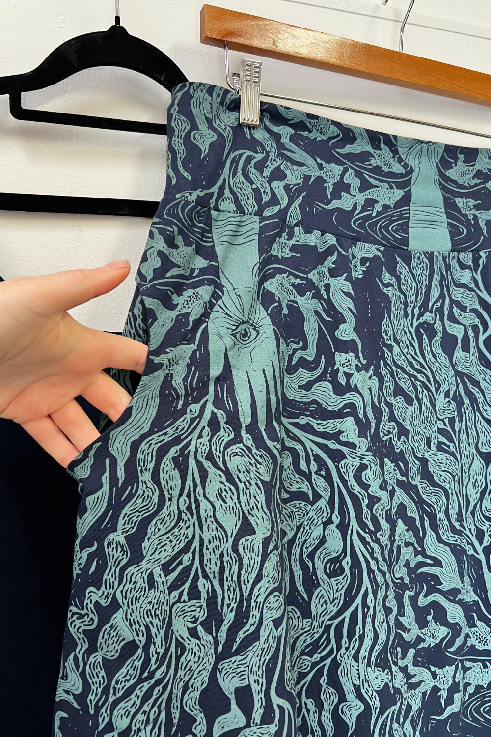 Stretch Maxi Skirt - Care for Kelp