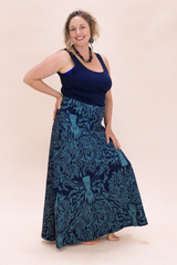 Stretch Maxi Skirt - Care for Kelp
