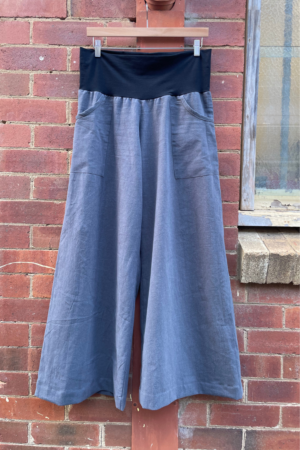Sidewalk Pants - Grey Linen/Viscose