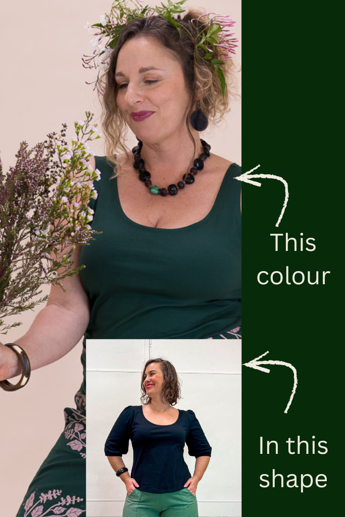 Stretch Ash Top – Organic Cotton Bottle Green