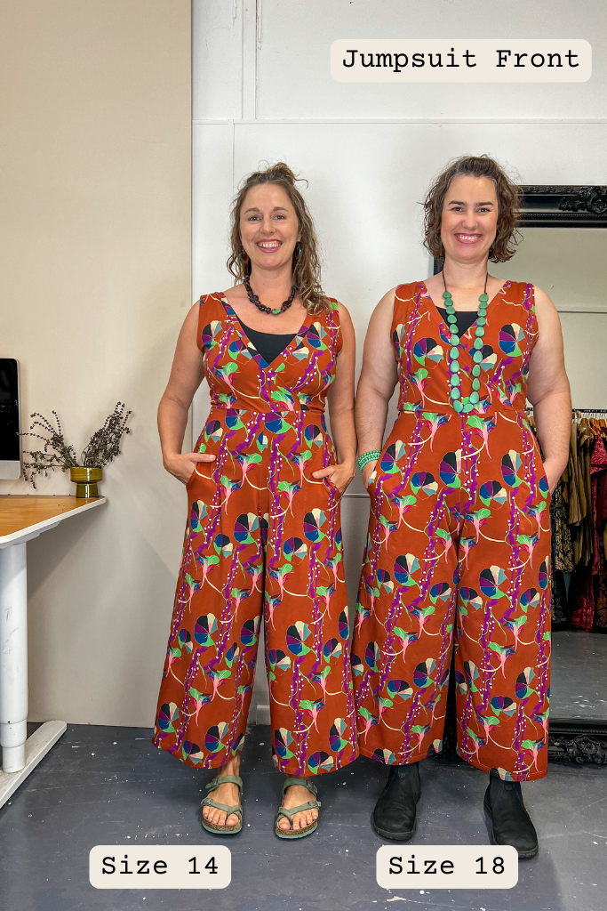 Pull On Stretch Jumpsuit - Storyline Prints