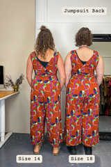 Pull On Stretch Jumpsuit - Storyline Prints