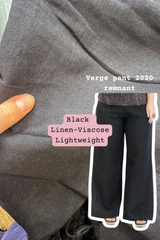 Mixed Fabrics - Cropped Verge Pants