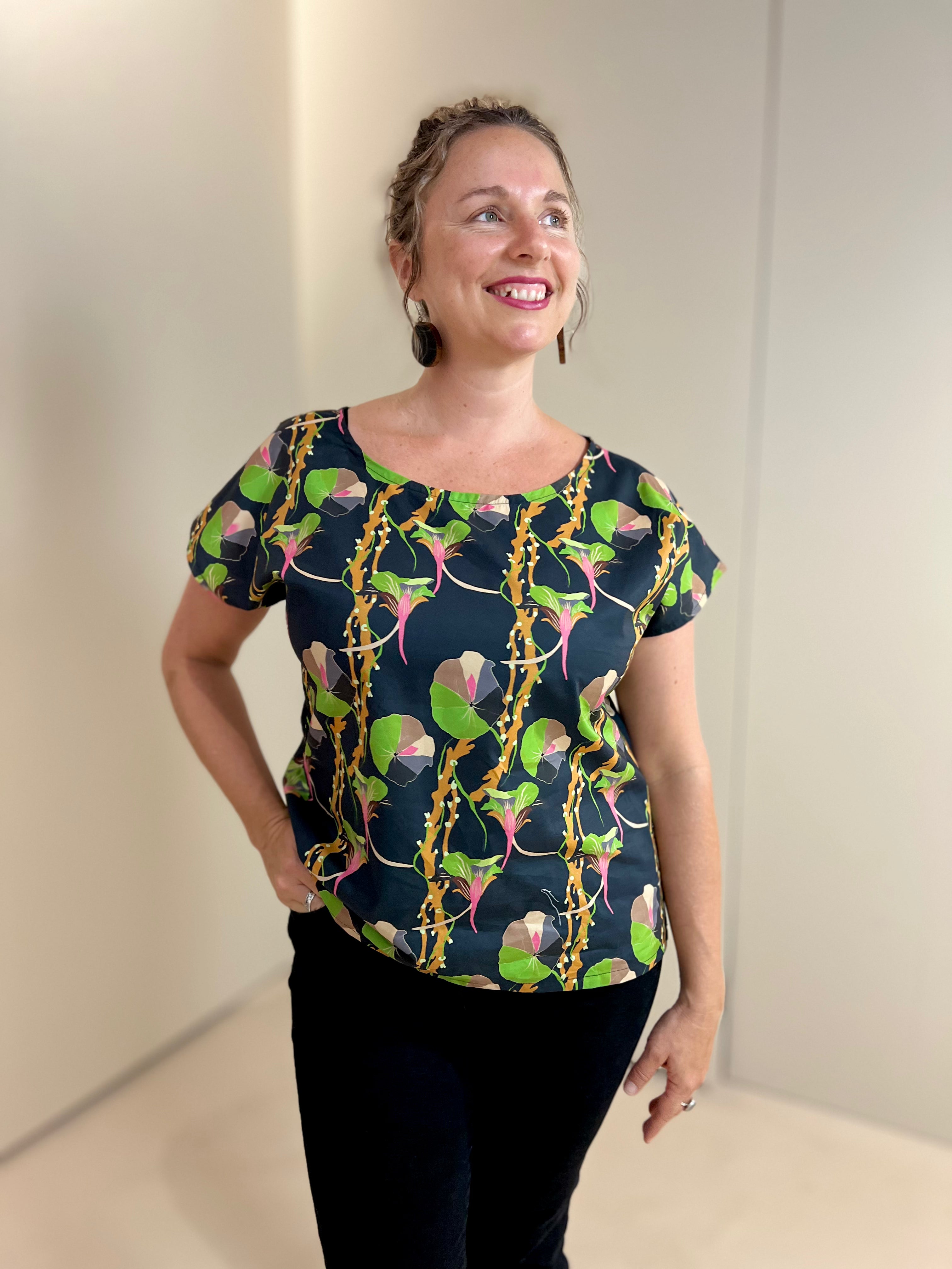 Breeze Top - Nasturtium Black