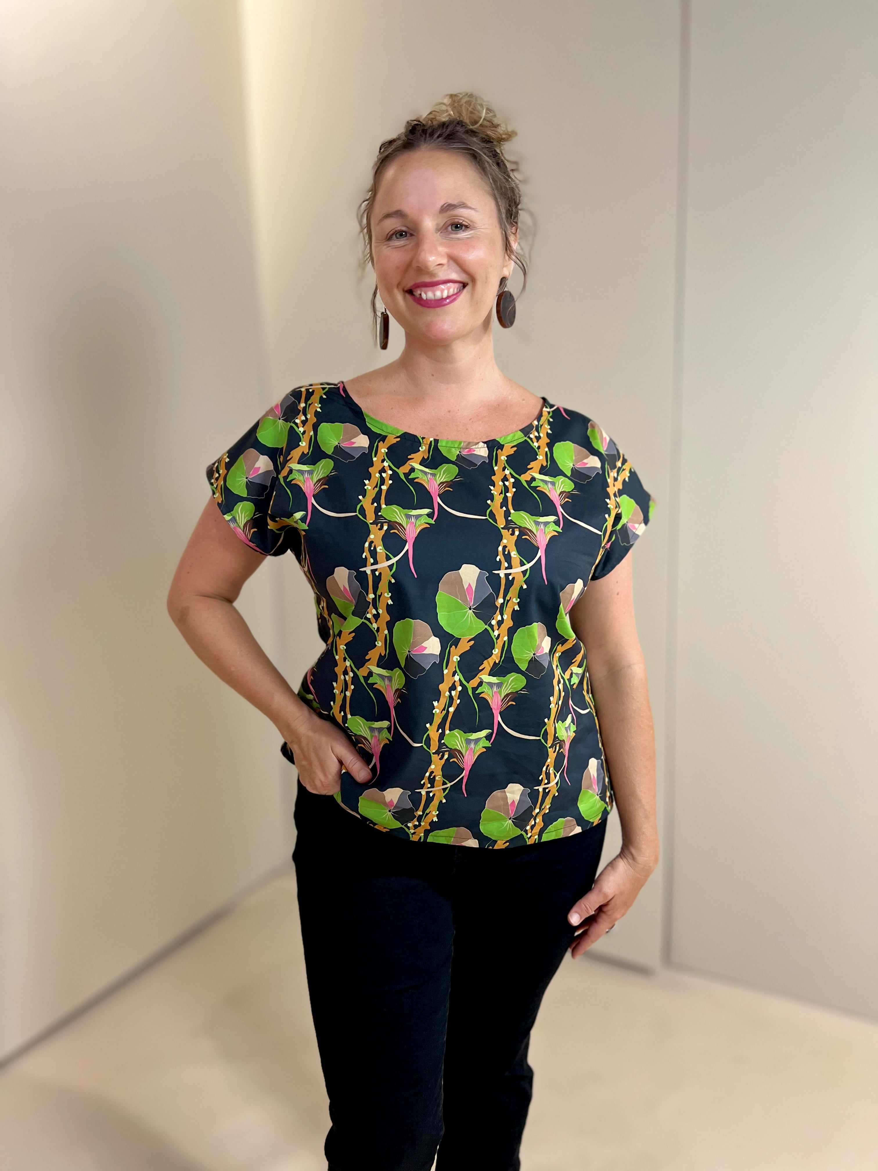 Breeze Top - Nasturtium Black