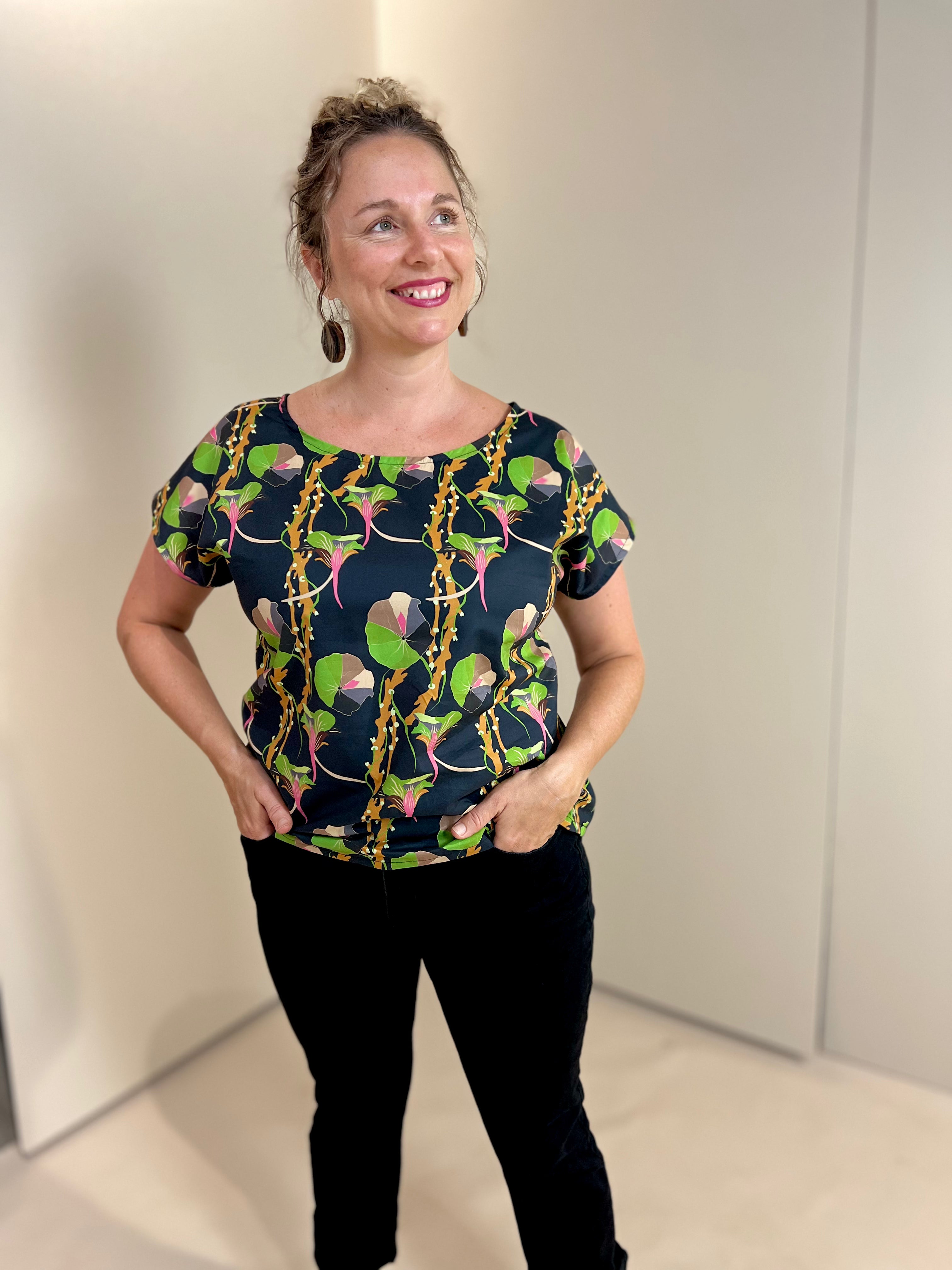 Breeze Top - Nasturtium Black