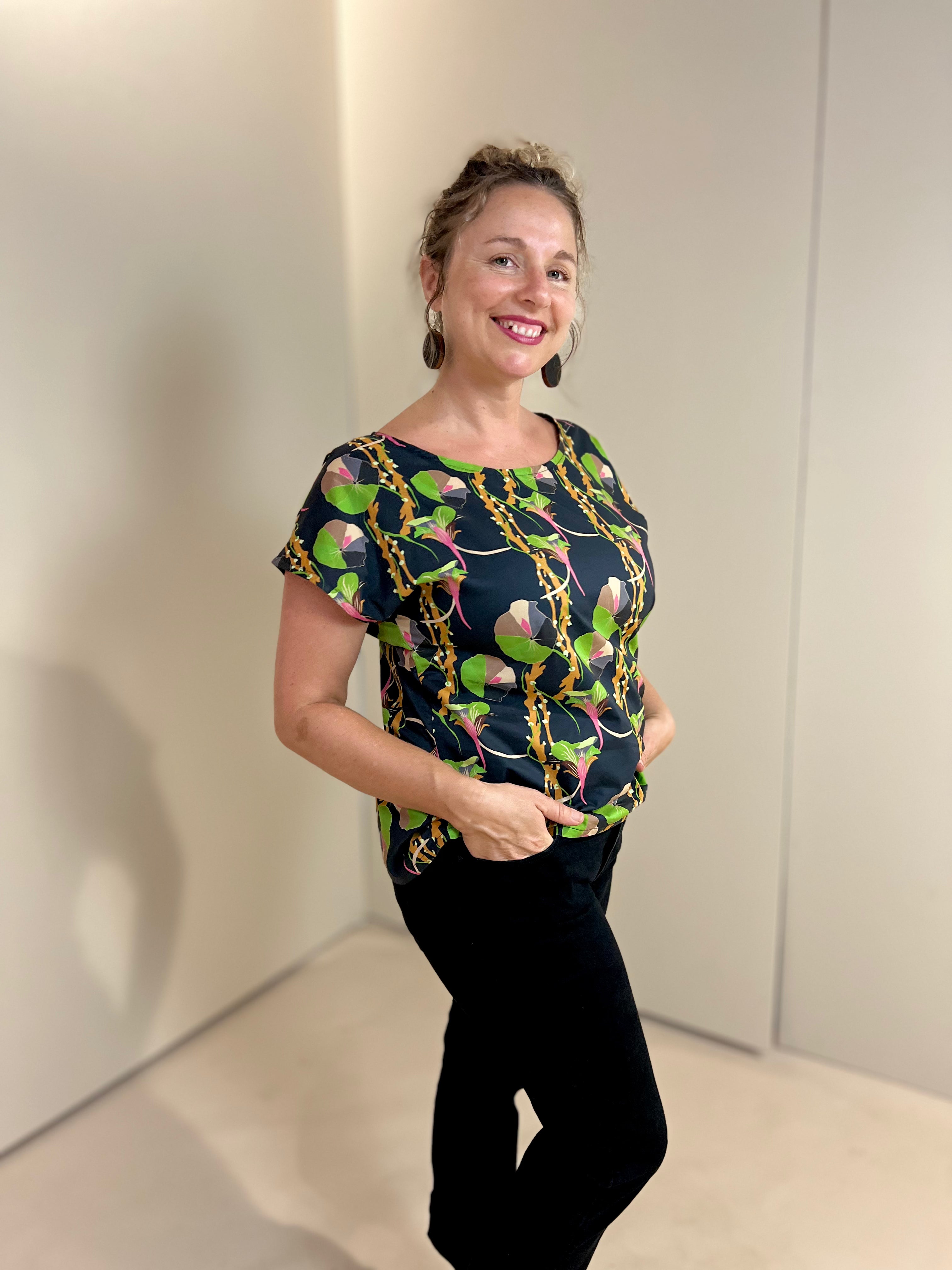 Breeze Top - Nasturtium Black