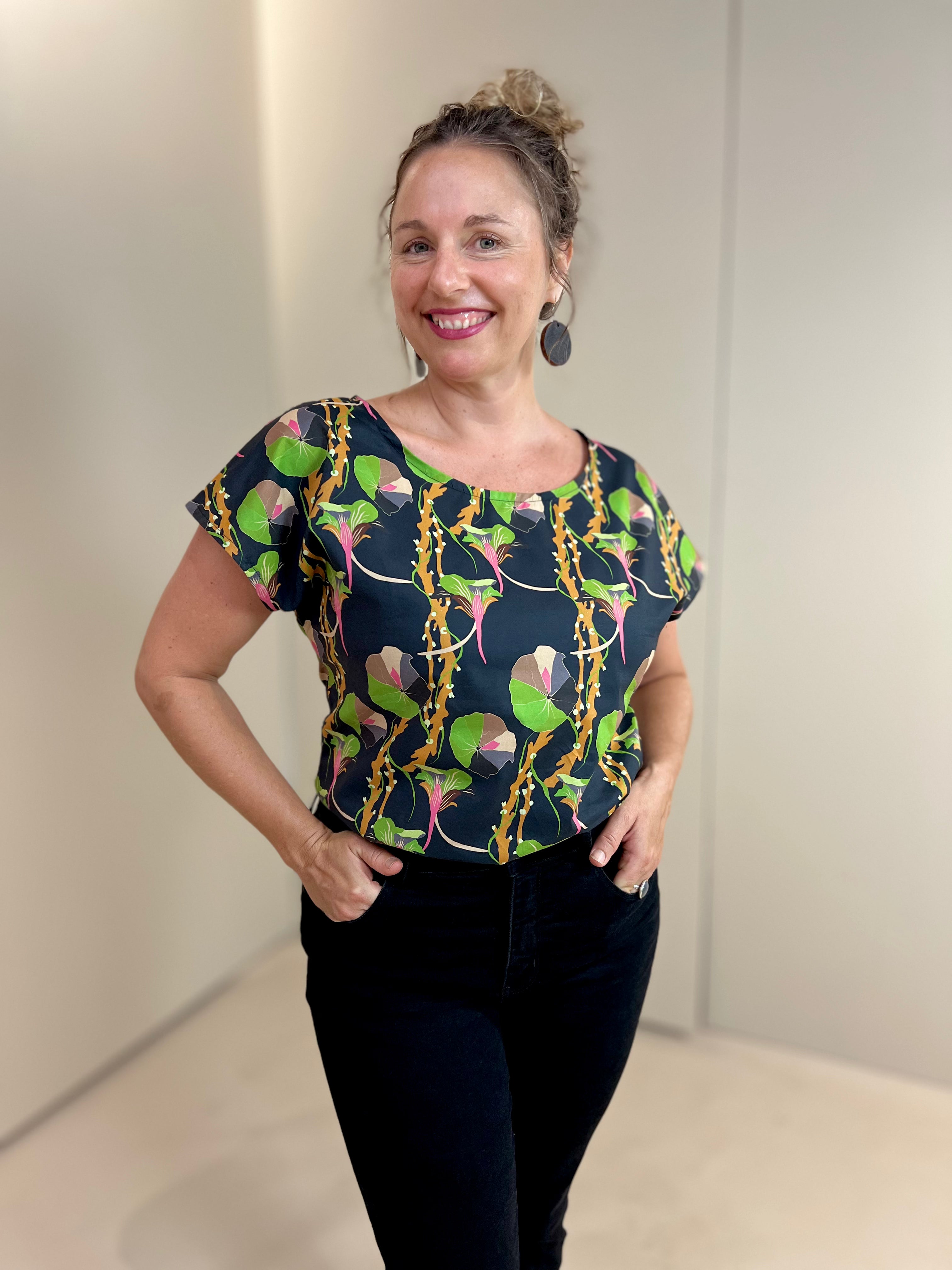 Breeze Top - Nasturtium Black