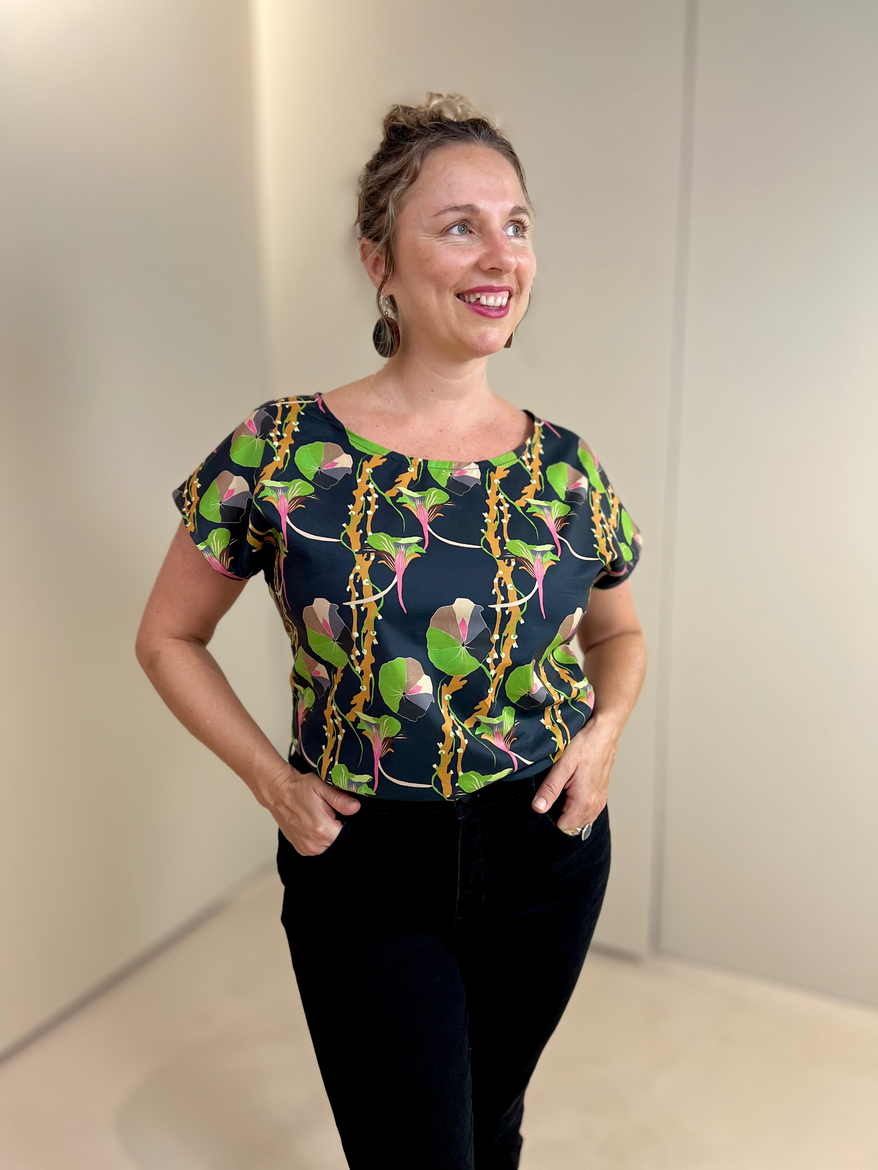 Breeze Top - Nasturtium Black