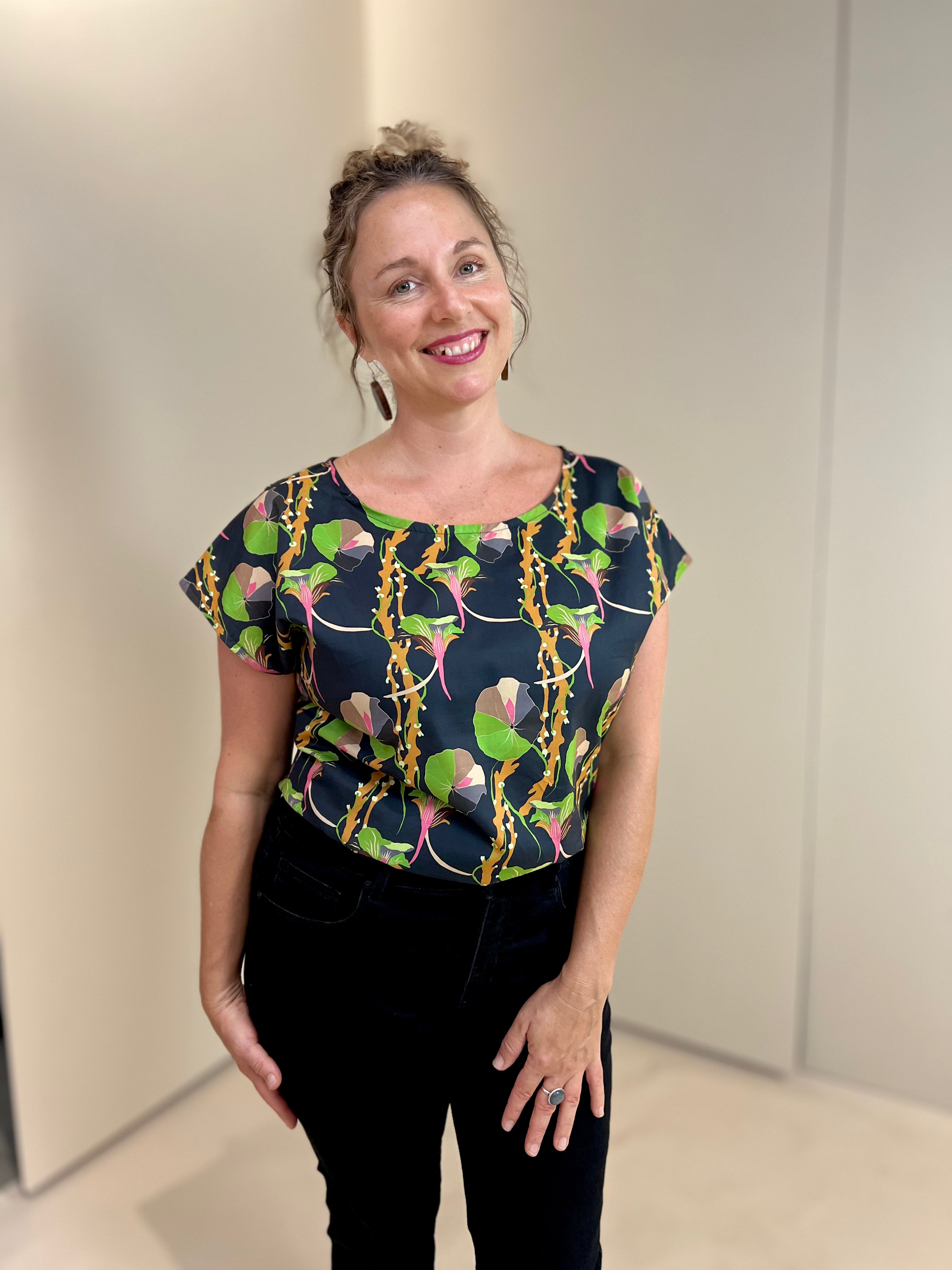 Breeze Top - Nasturtium Black