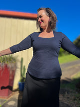 Cardamom Top – Navy