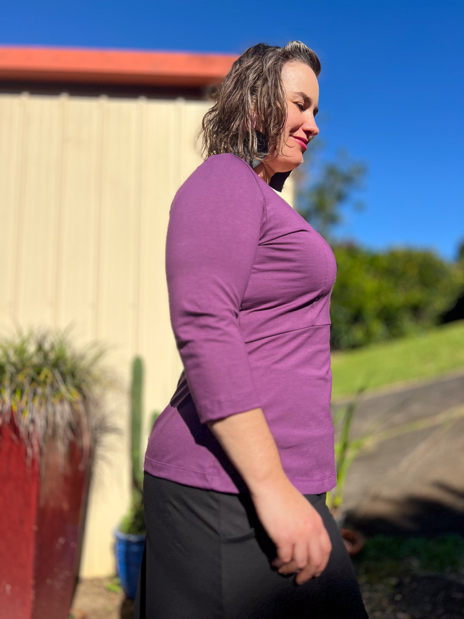 Cardamom Top – Orchid Purple