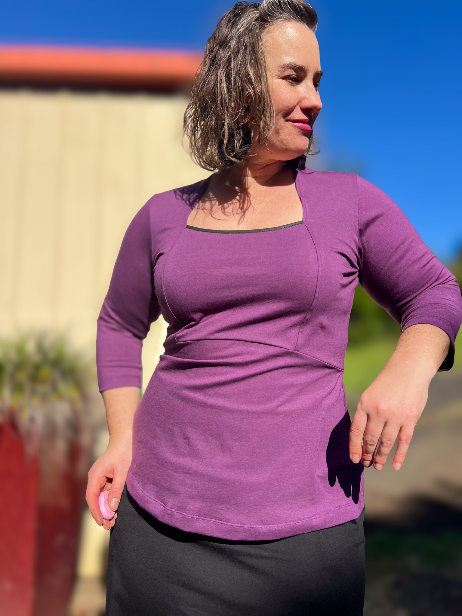 Cardamom Top – Orchid Purple