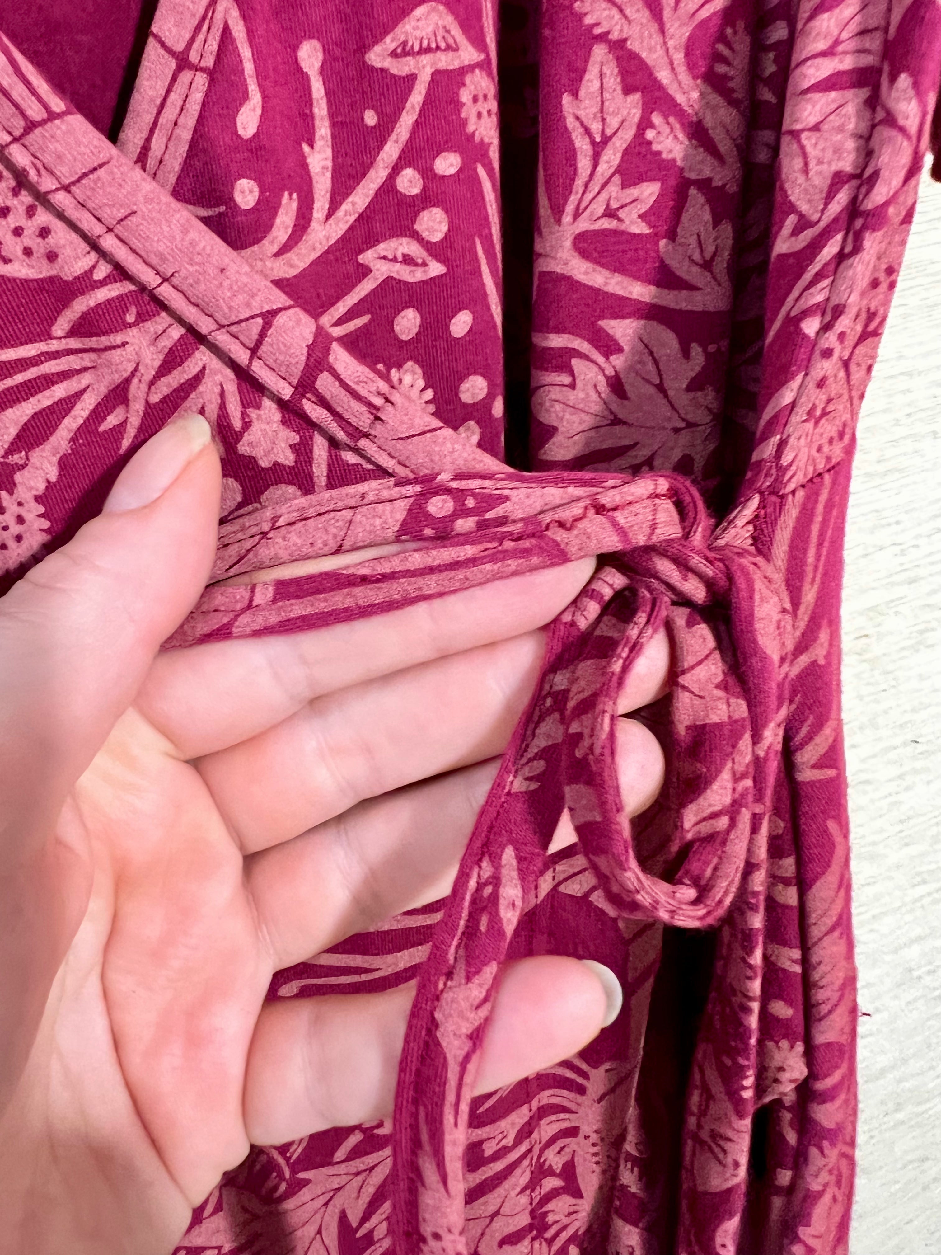 SAMPLE Wrap Dress - Self Care Print (16)