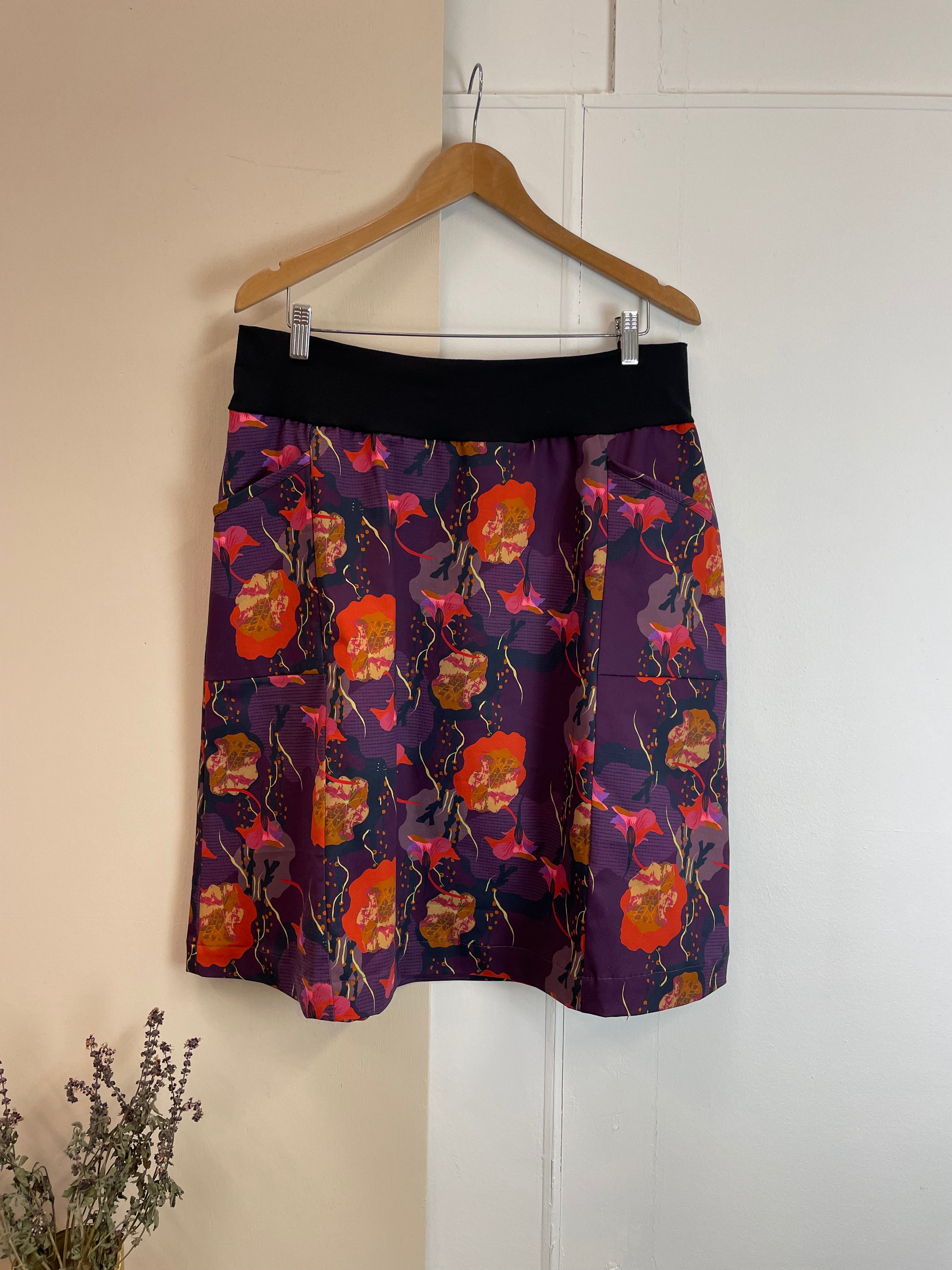 Gahnia Skirt - Nasturtium Purple (14,16,18)