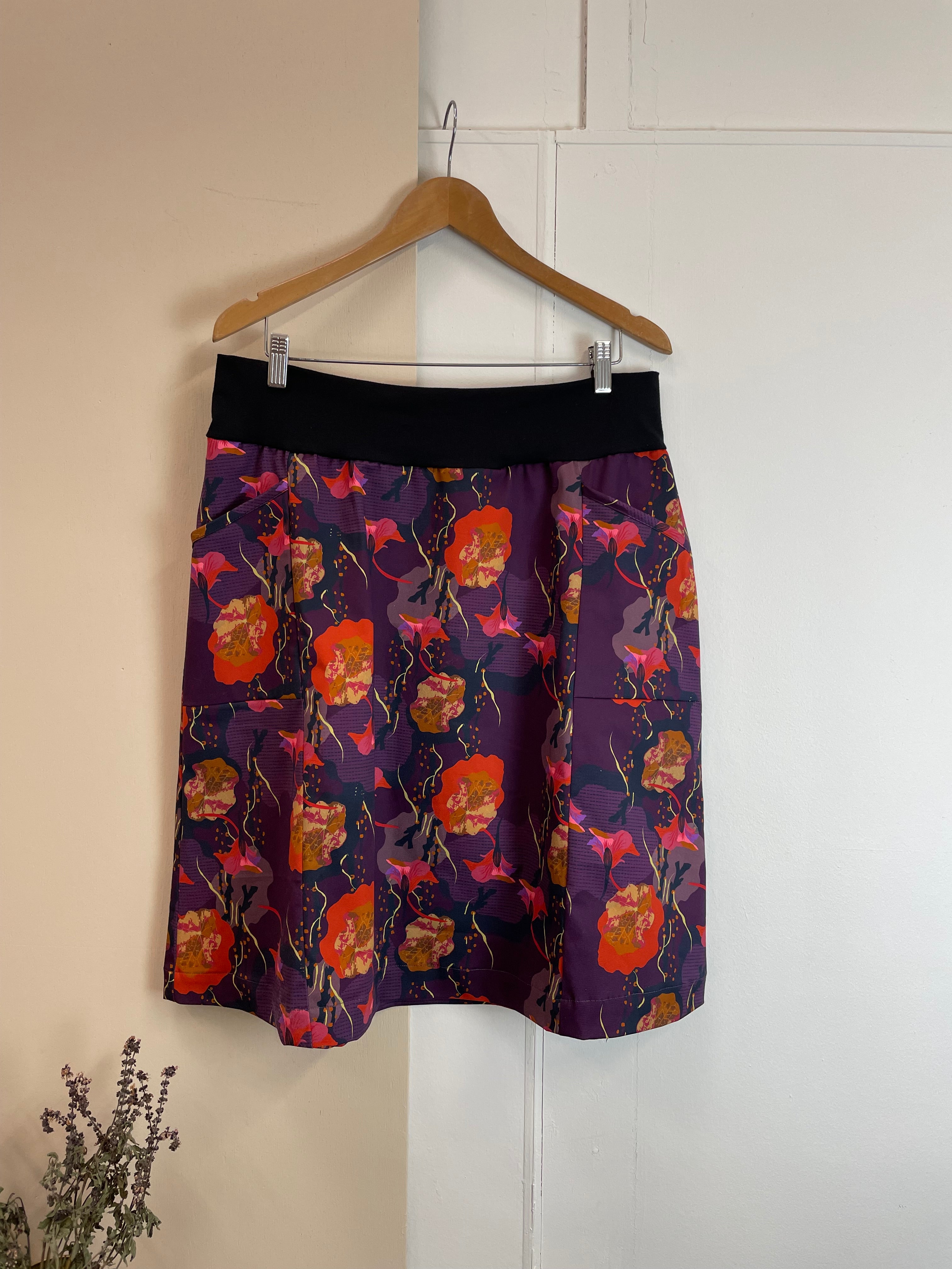Gahnia Skirt - Nasturtium Purple (14,16,18)