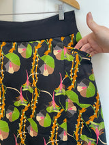 Gahnia Skirt - Nasturtium Black