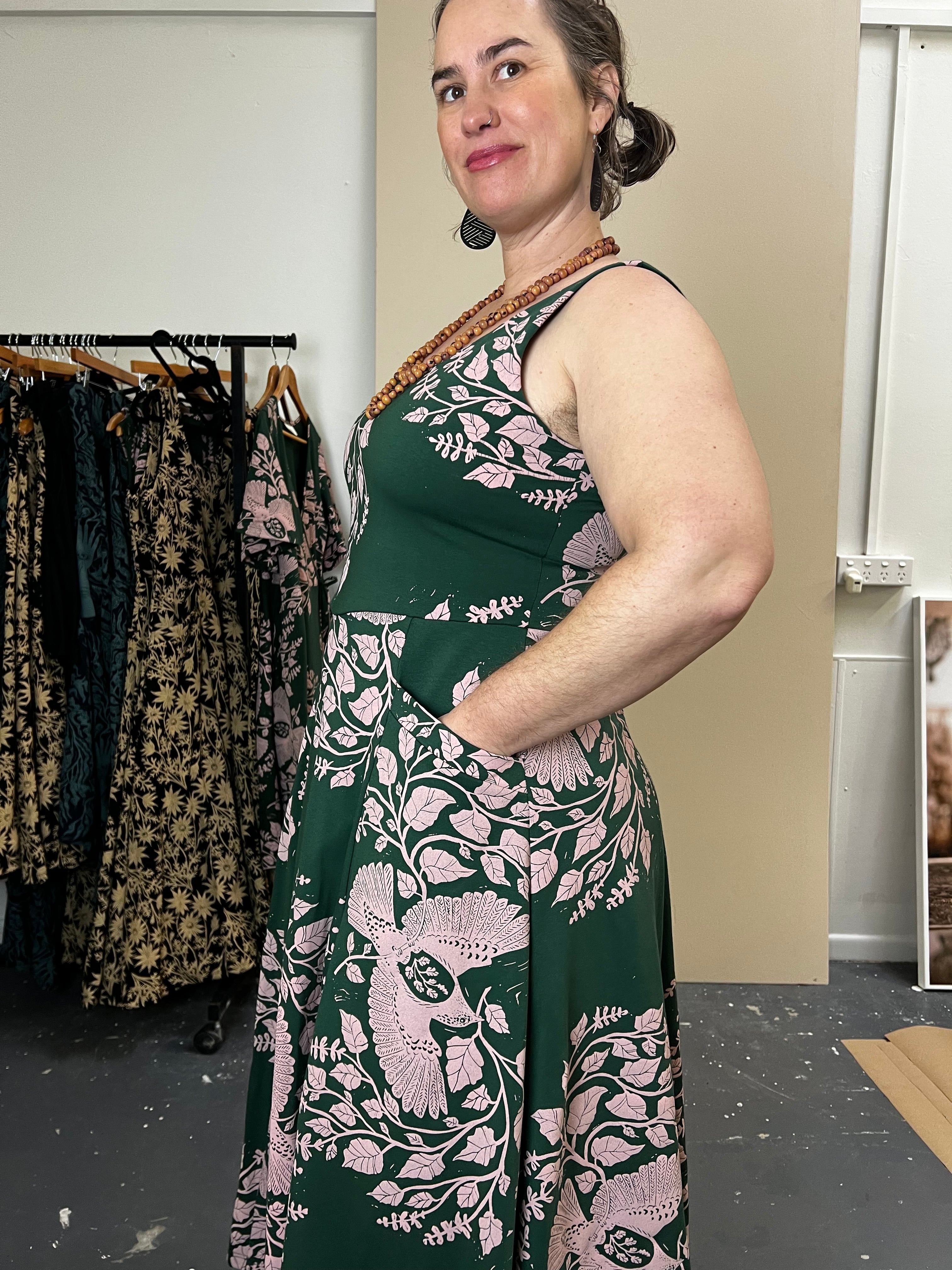 Flow Dress Stretch Cotton - Spirit of Tulsi
