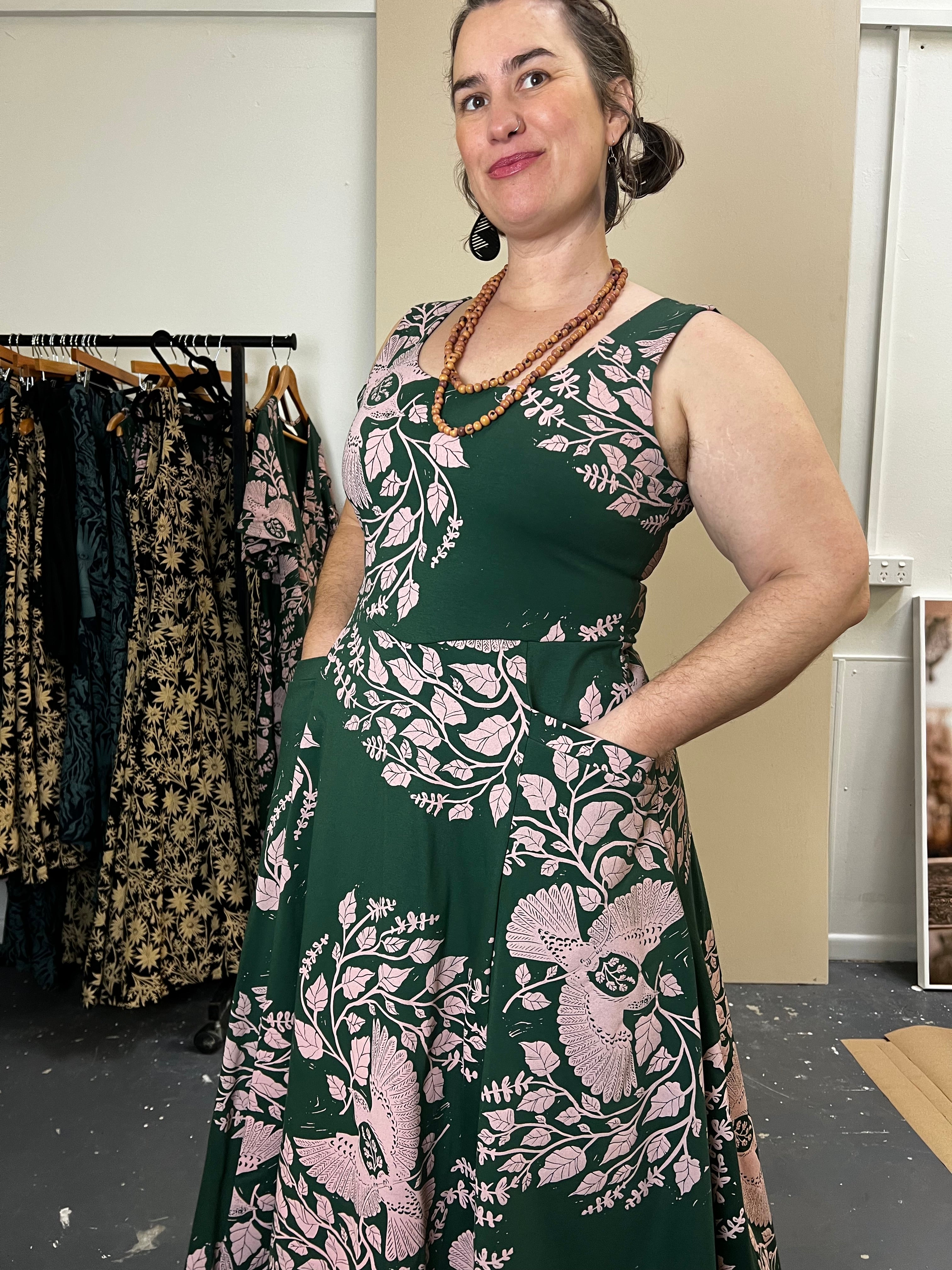 Flow Dress Stretch Cotton - Spirit of Tulsi