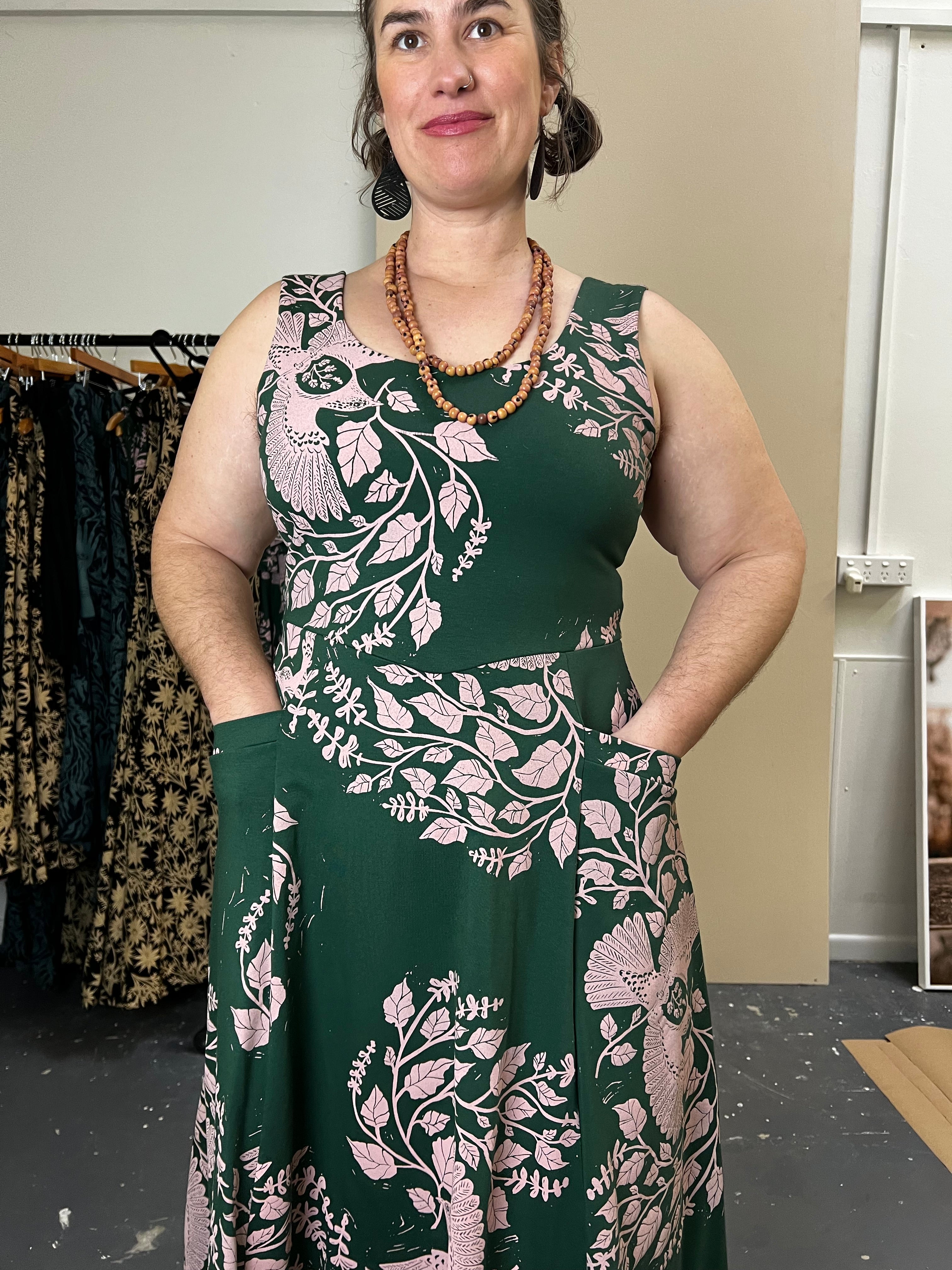 Flow Dress Stretch Cotton - Spirit of Tulsi