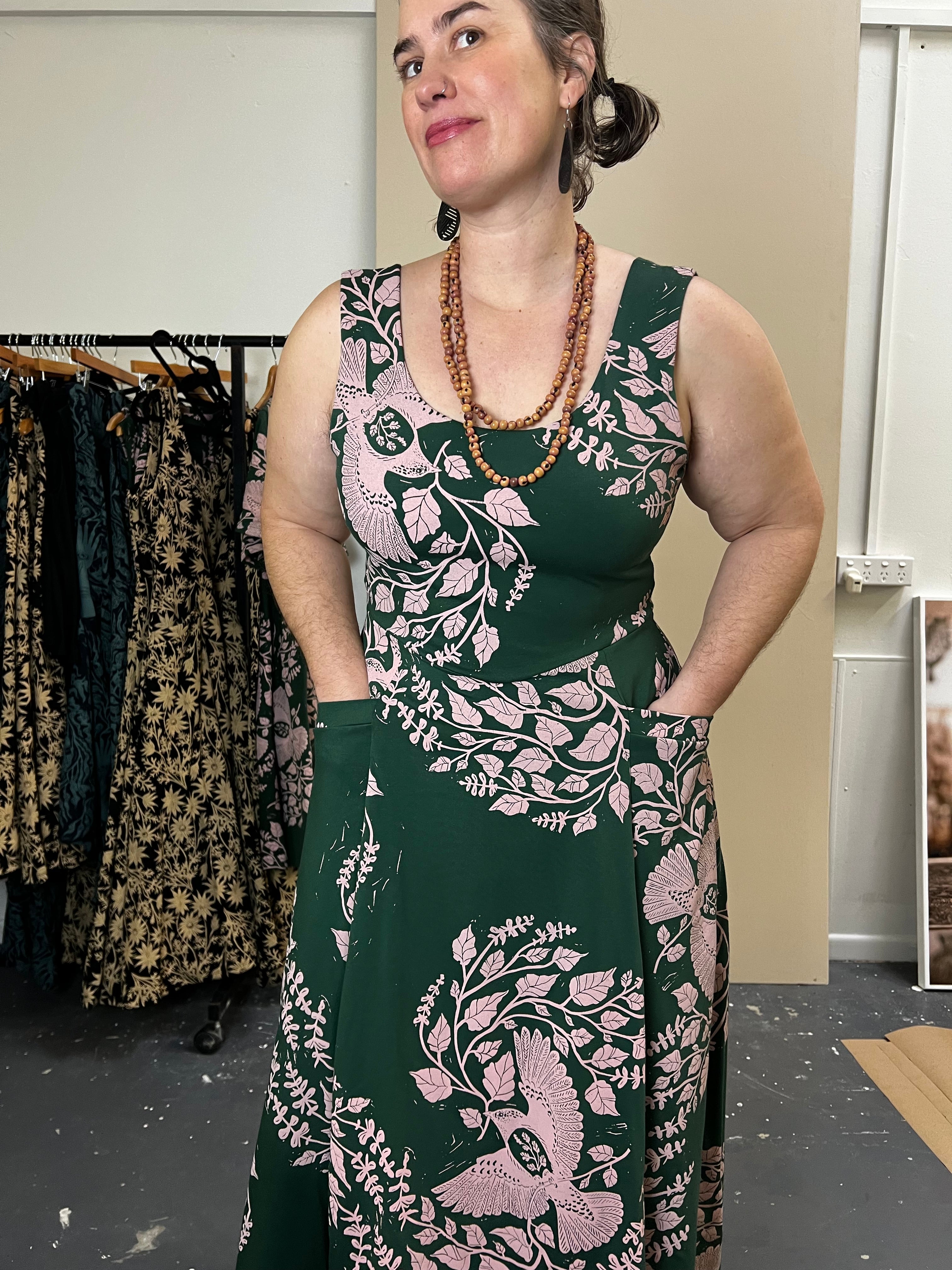 Flow Dress Stretch Cotton - Spirit of Tulsi