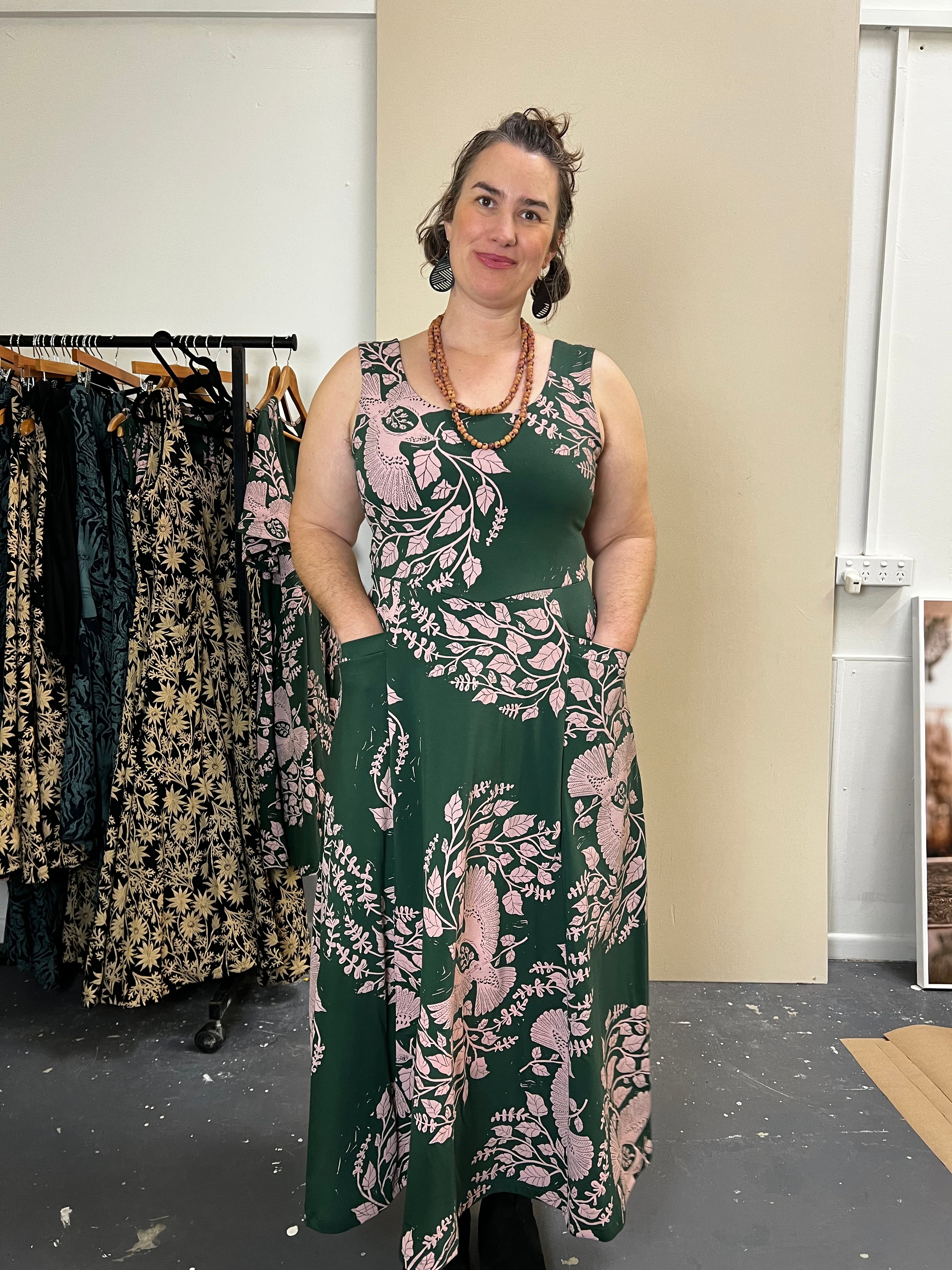Flow Dress Stretch Cotton - Spirit of Tulsi
