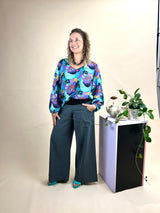 Sidewalk Pants - Grey Linen/Viscose