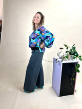 Sidewalk Pants - Grey Linen/Viscose