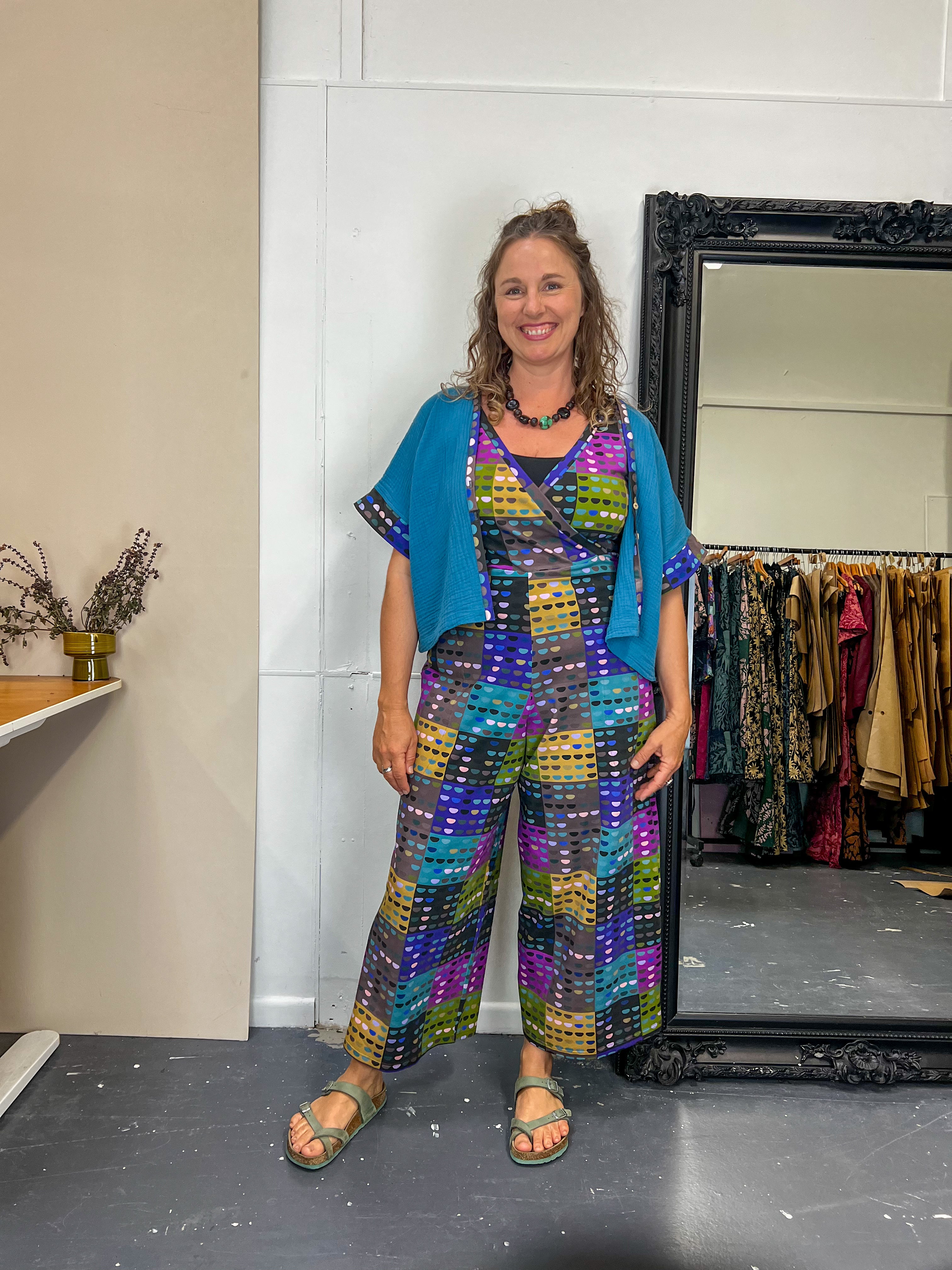 Pull On Stretch Jumpsuit - Not So Square