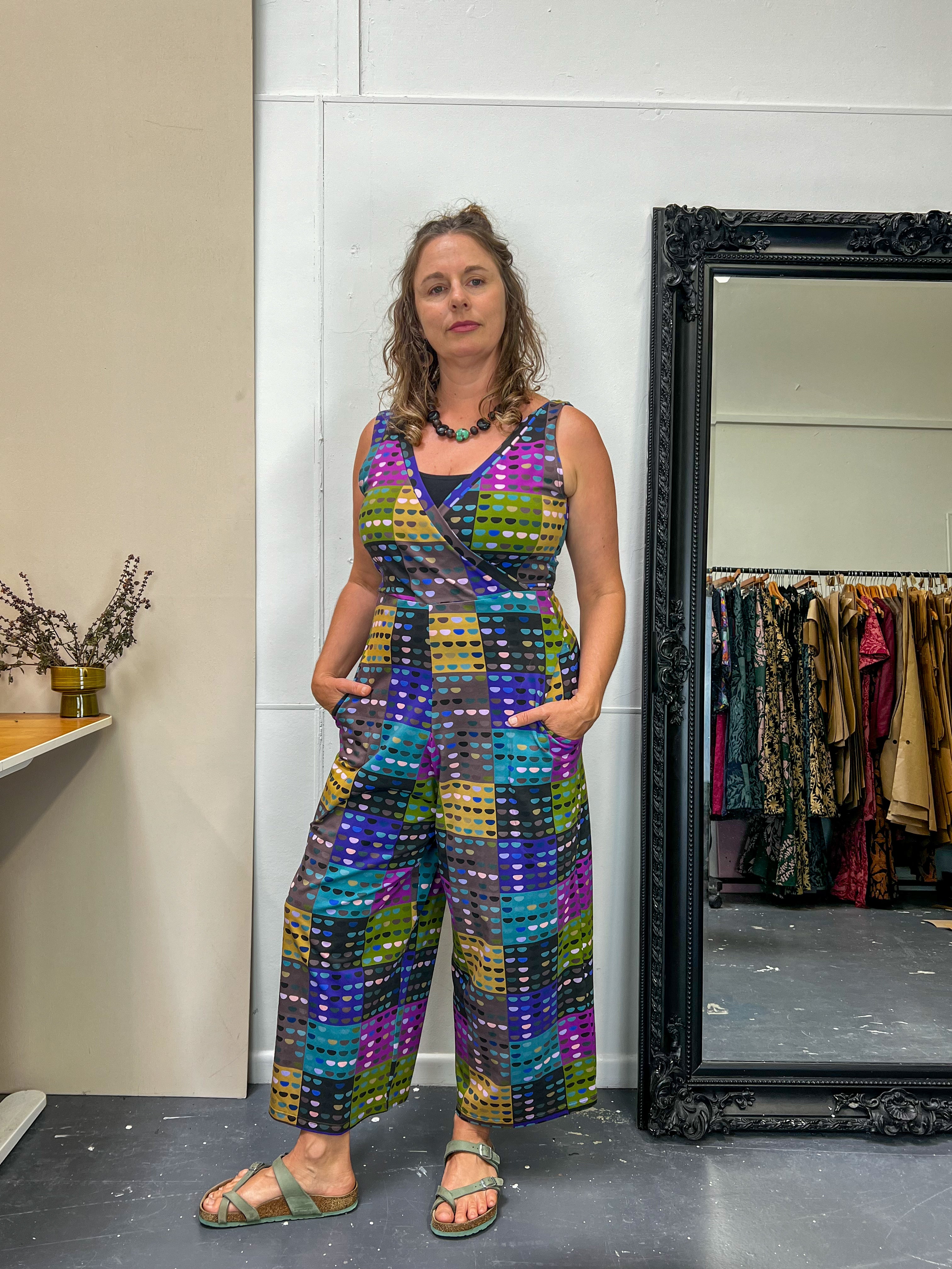 Pull On Stretch Jumpsuit - Not So Square