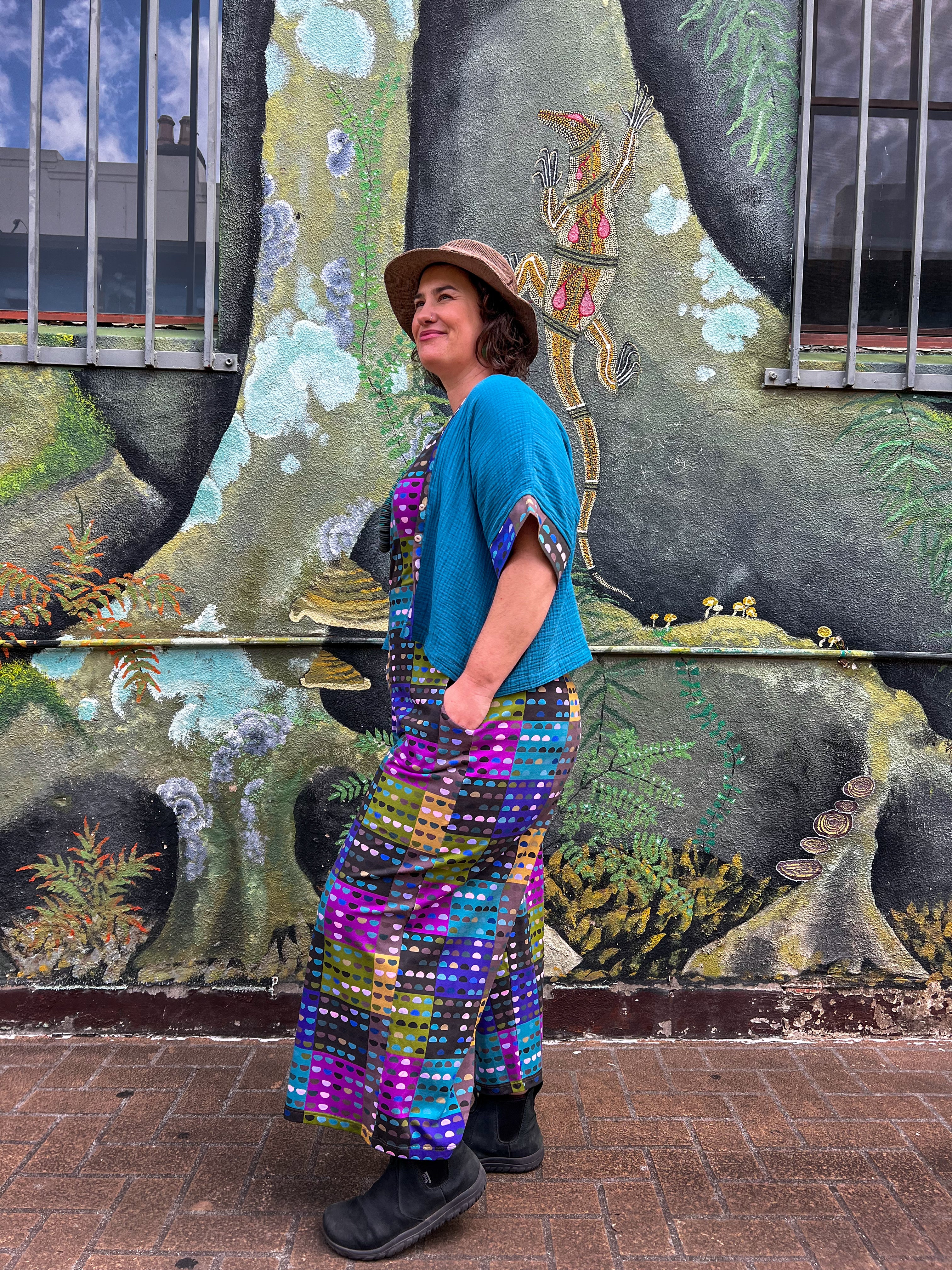 Pull On Stretch Jumpsuit - Not So Square