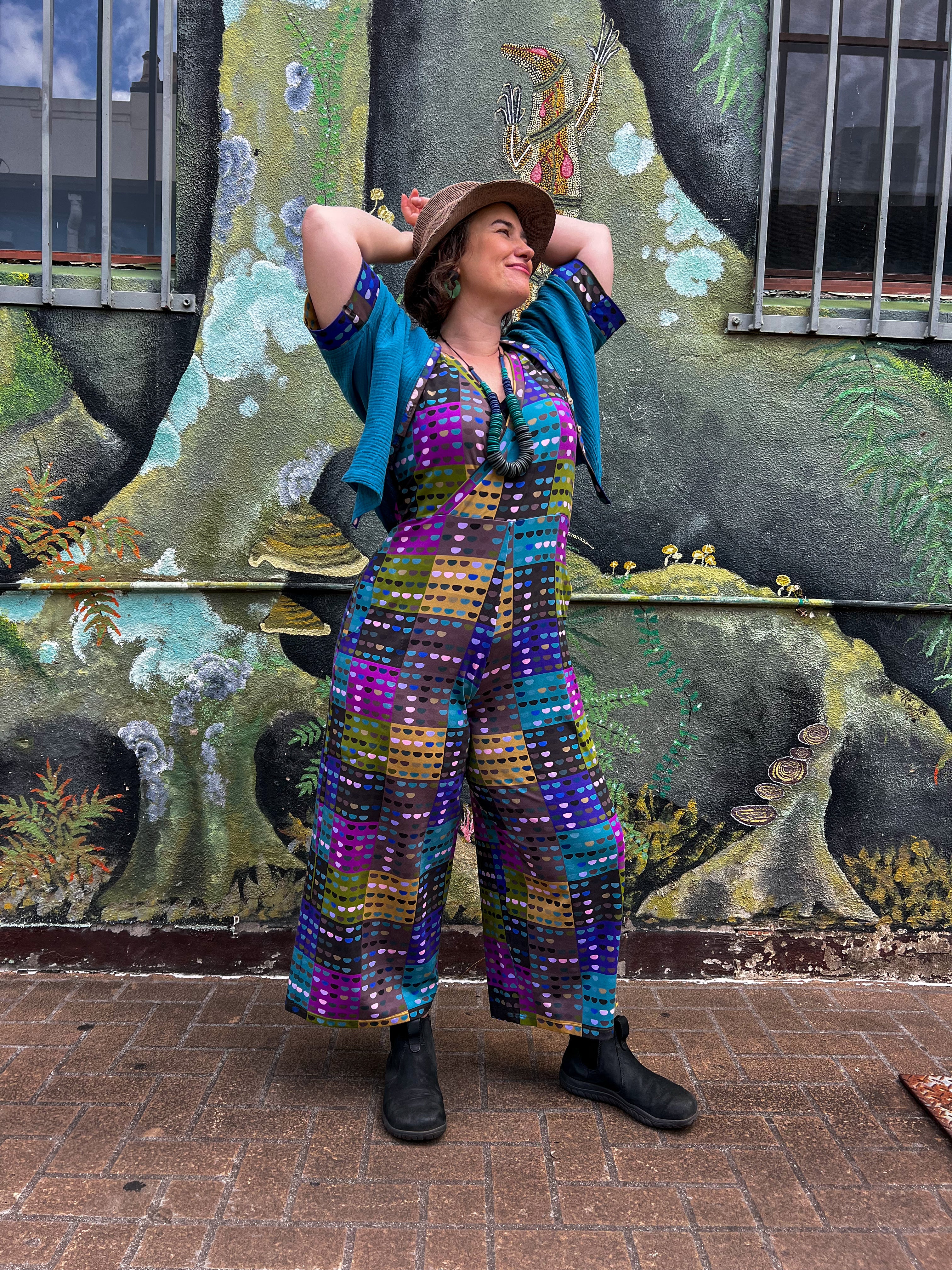 Pull On Stretch Jumpsuit - Not So Square