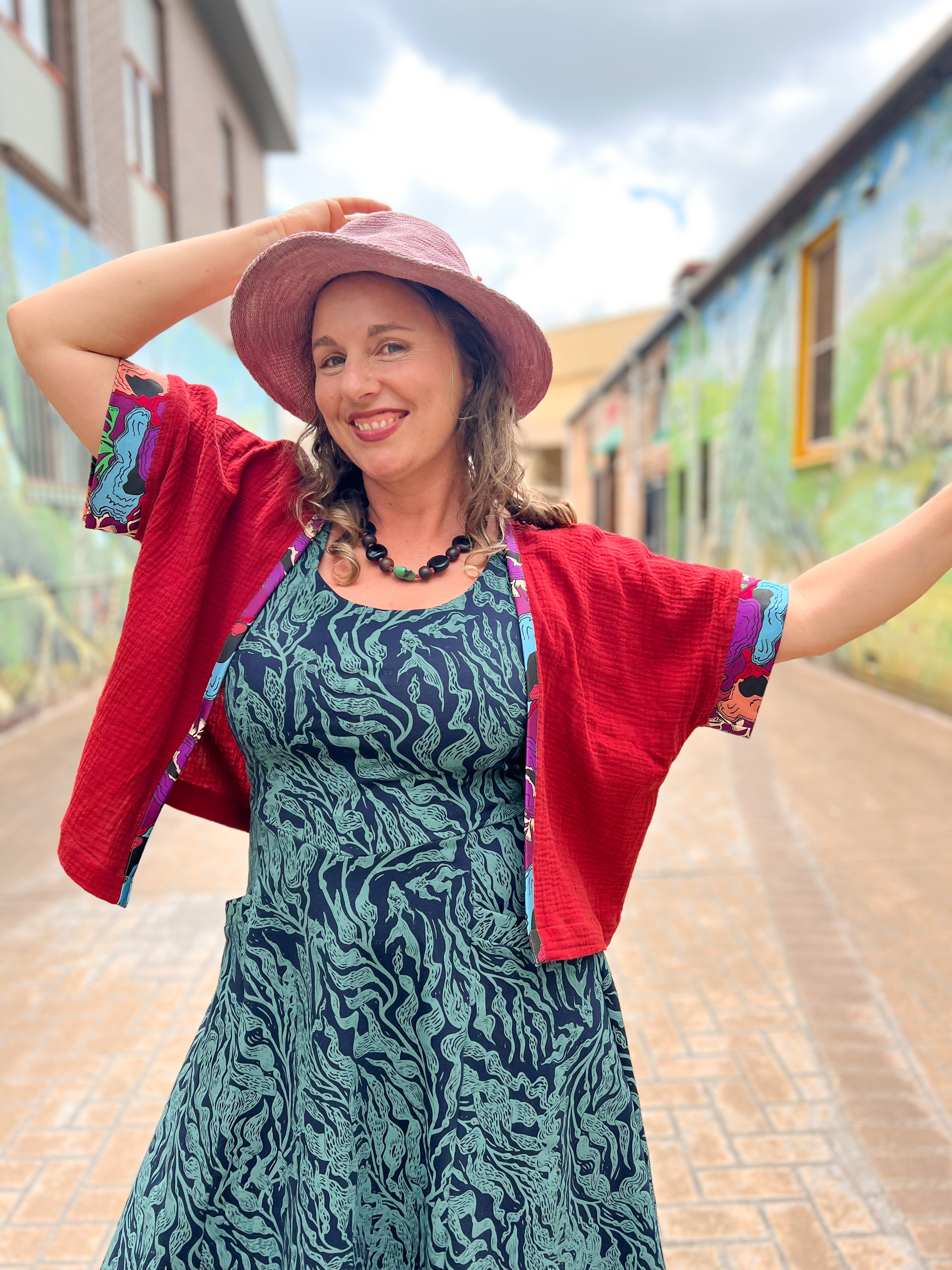 Matchmaker Bolero - Rust with Little Darlings Trim