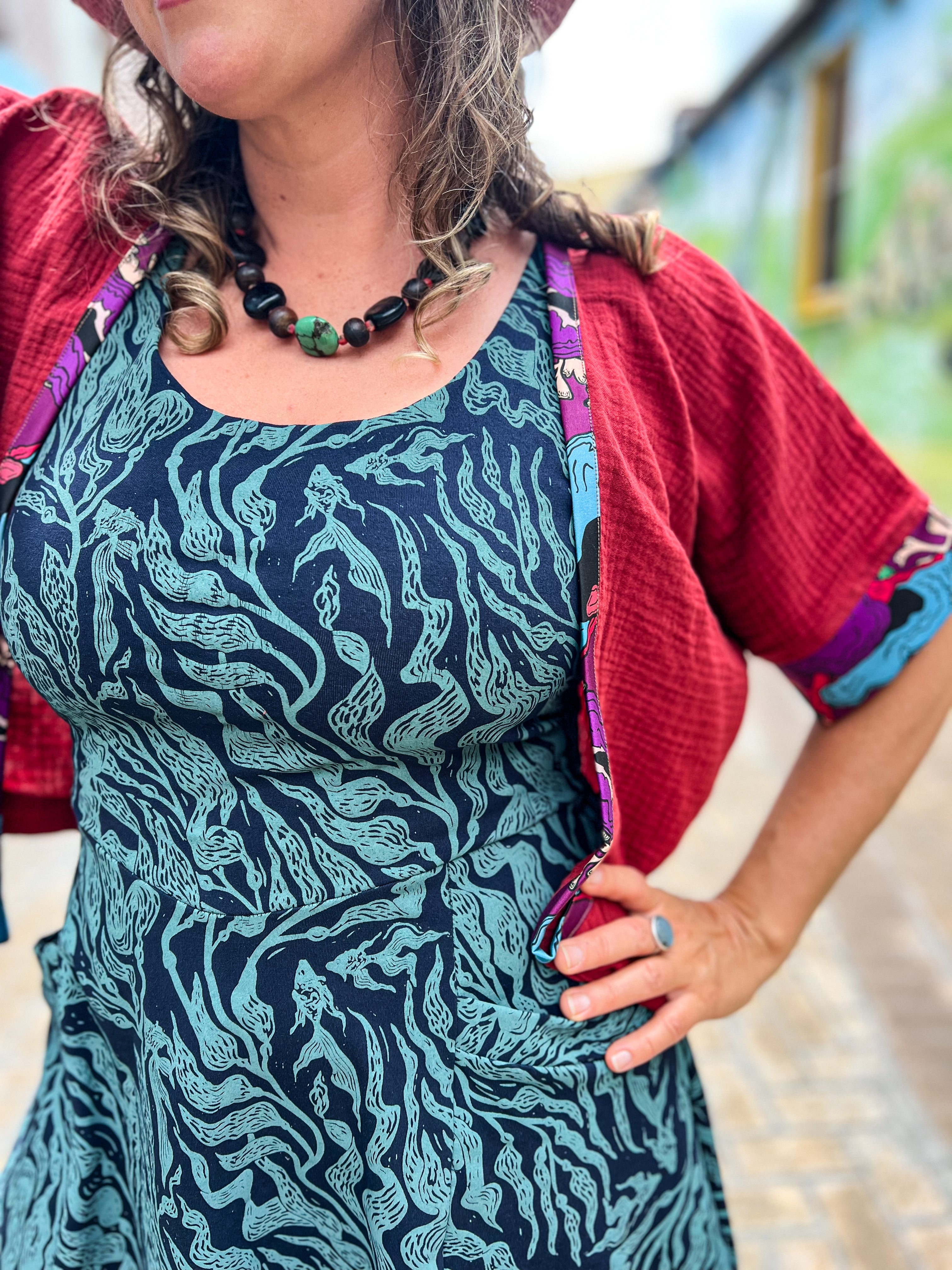 Matchmaker Bolero - Rust with Little Darlings Trim