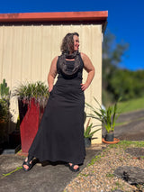 Stretch Maxi Skirt - Organic Black