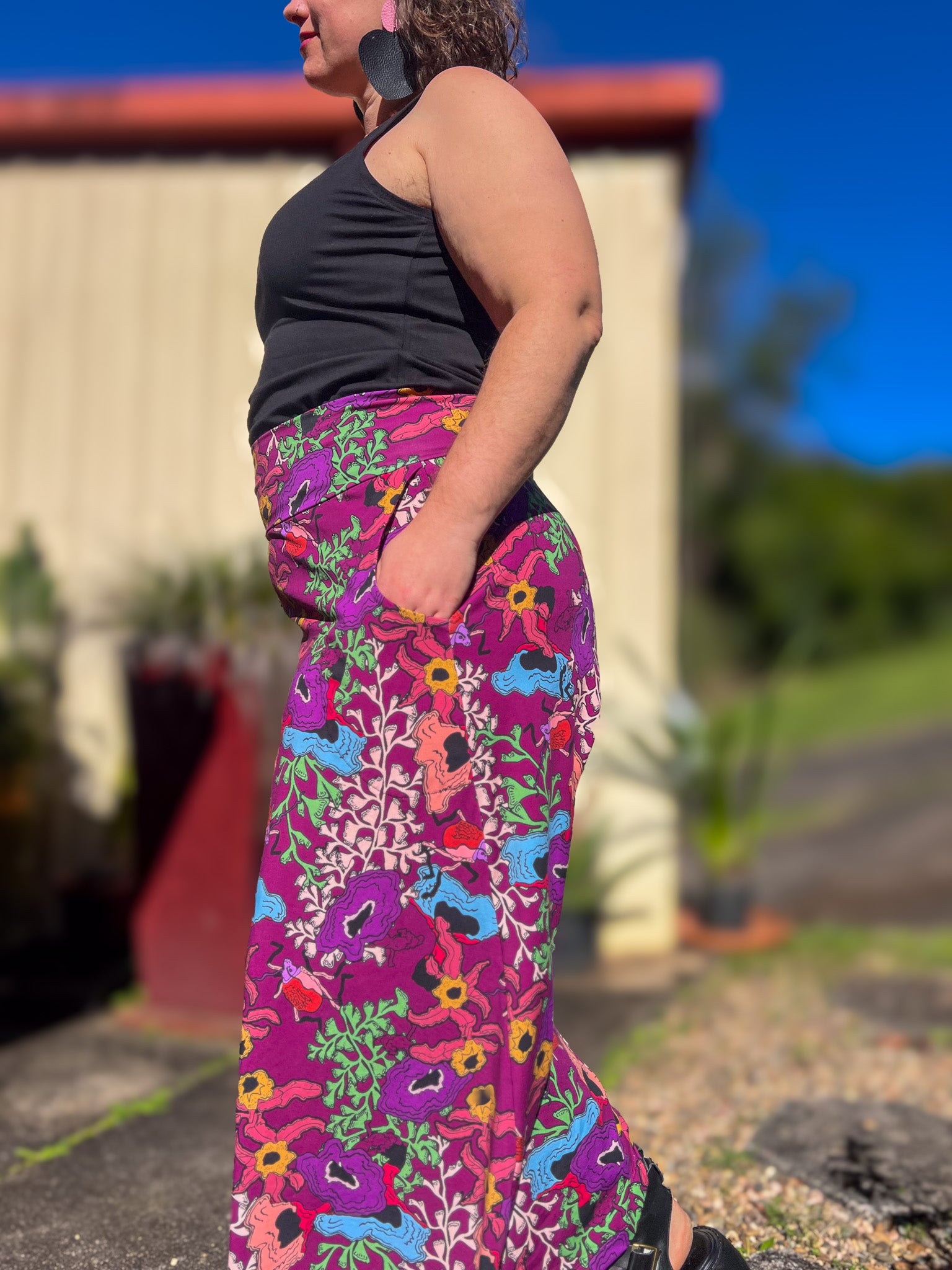 Stretch Maxi Skirt - Little Darlings