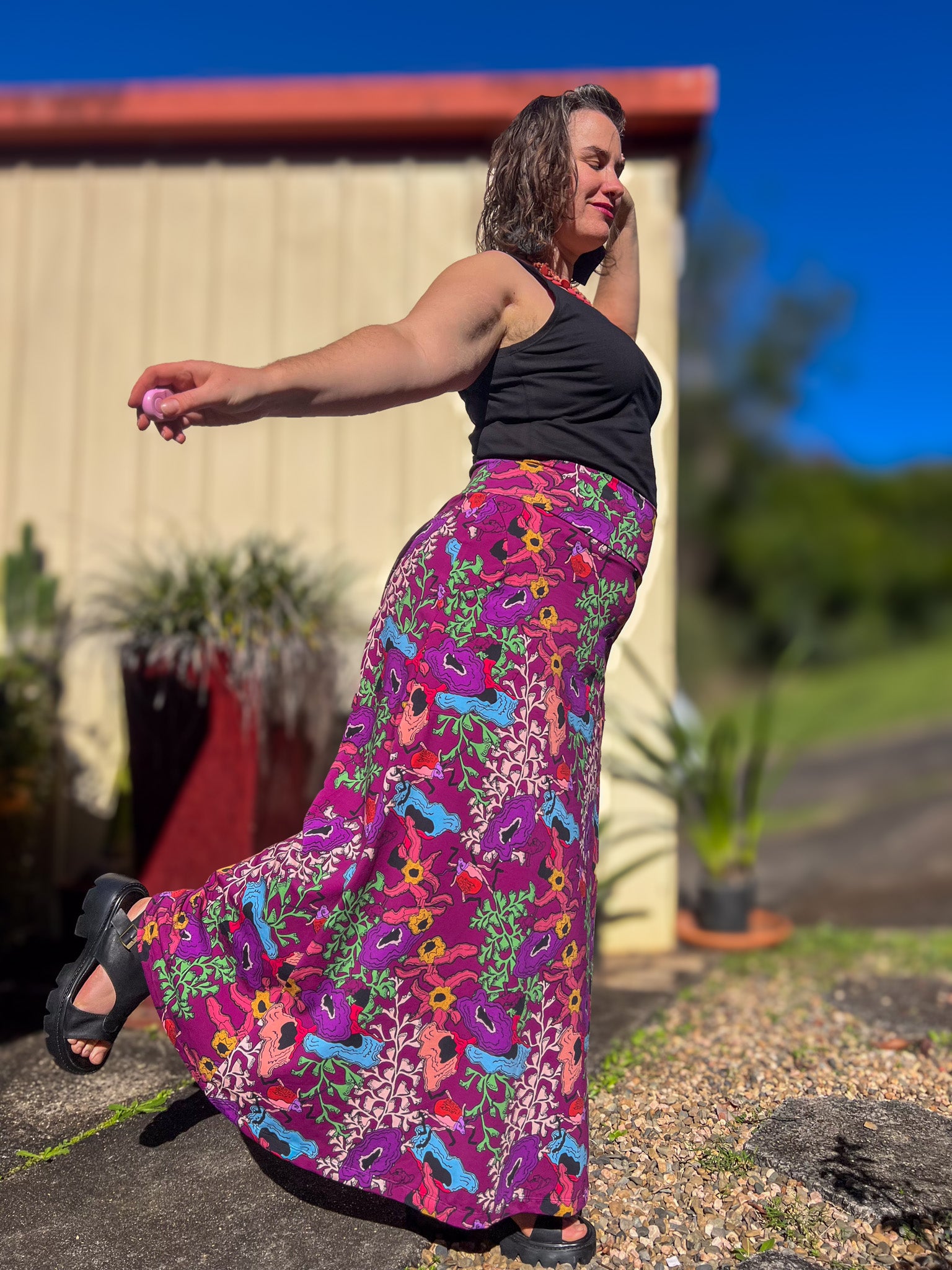 Stretch Maxi Skirt - Little Darlings
