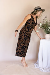 Wide Leg Jumpsuit - Burdock and Bird Print (10)