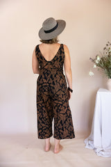 Wide Leg Jumpsuit - Burdock and Bird Print (10)