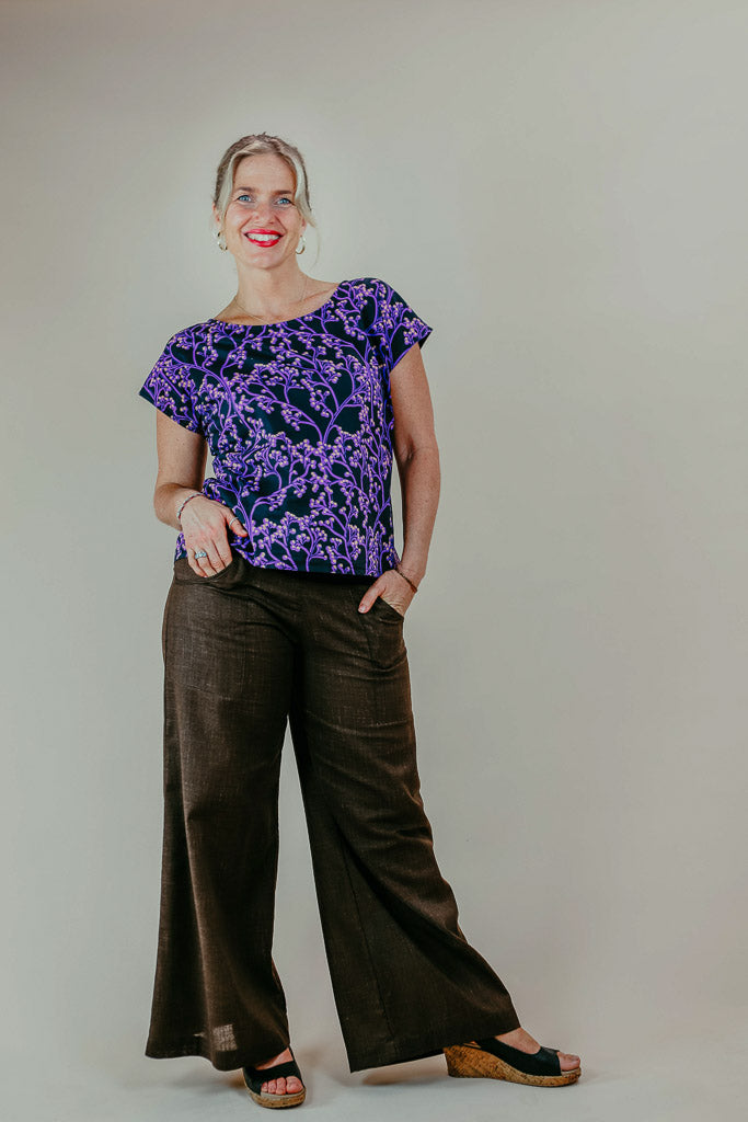 Sidewalk Pants - Nostalgic Brown Japanese Cotton