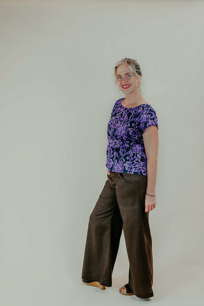 Sidewalk Pants - Nostalgic Brown Japanese Cotton