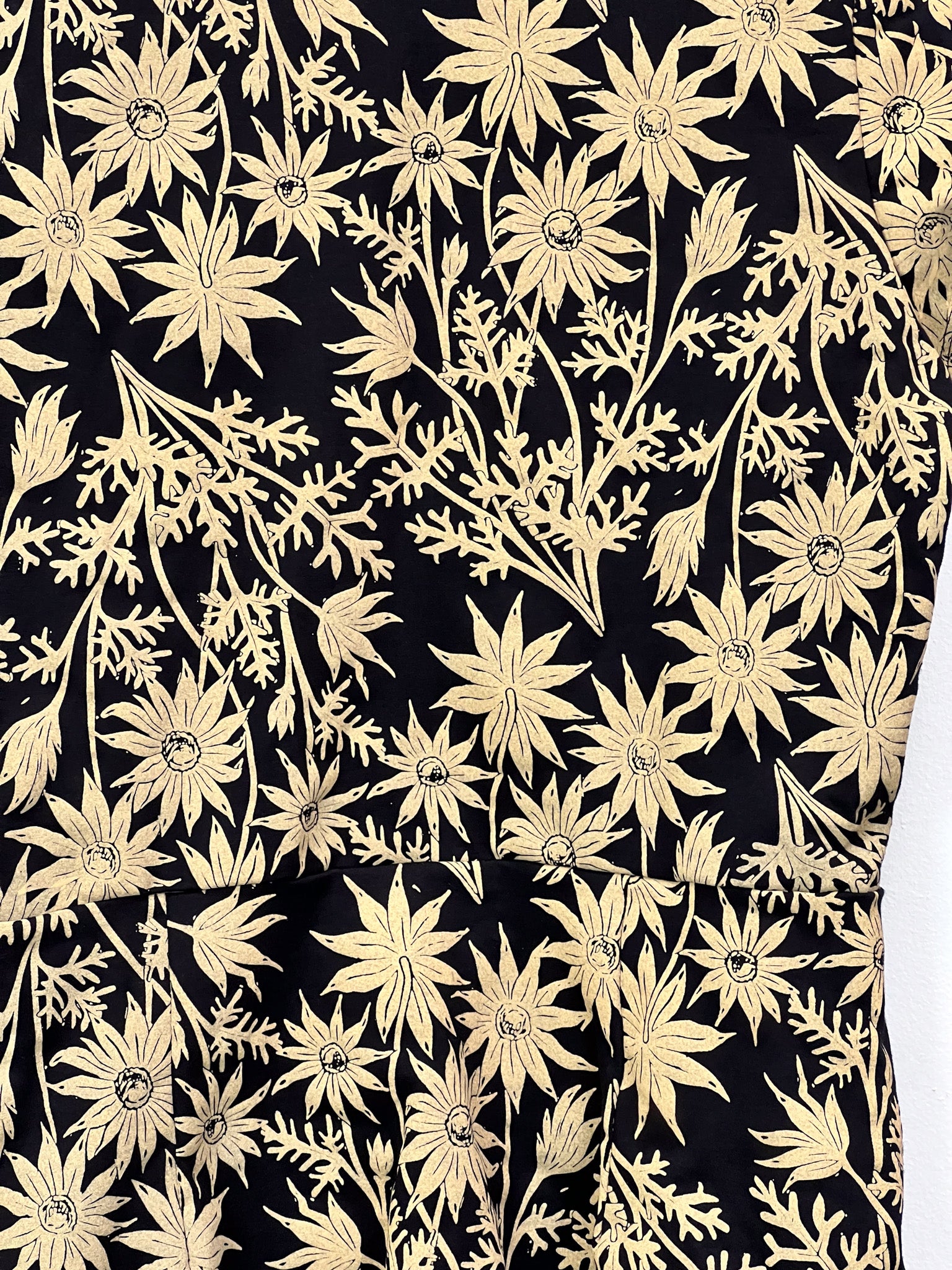Cardamom Top Cap Sleeve – Straw Flannel Flower