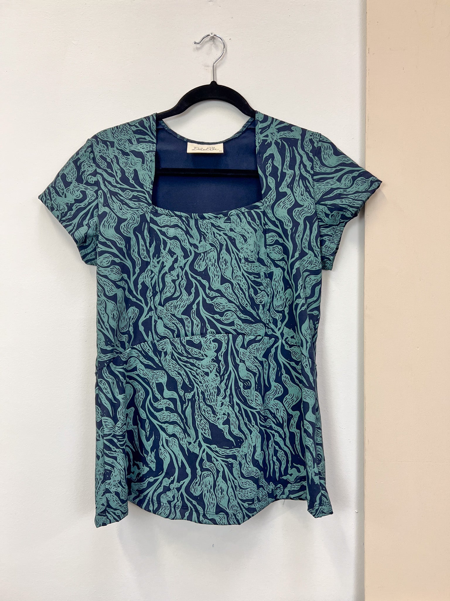 Cardamom Top Cap Sleeve – Kelp Garden